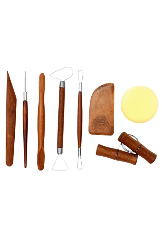 Sculpture & Pottery Tools Jack Richeson Pottery Deluxe Tool Set The