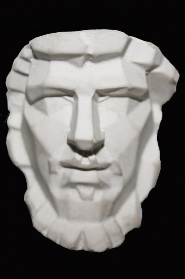 Wooden Mannequin & Models: Cronus Mask Model 2 x 1/5 inches