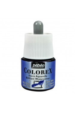 Pebeo Colorex Brilliant Watercolor Ink : Cobalt Blue 45ml