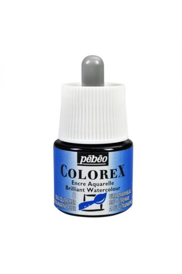 Pebeo Colorex Brilliant Watercolor Ink : Ultramarine 45ml