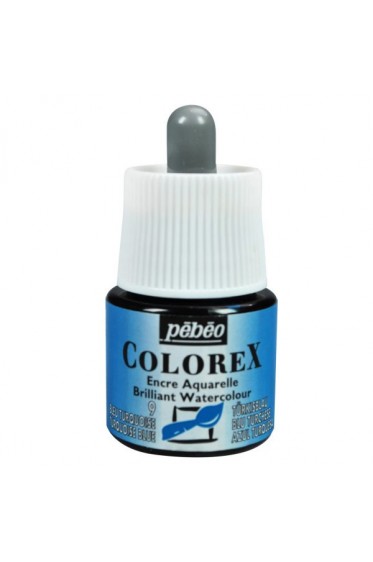 Pebeo Colorex Brilliant Watercolor Ink : Turquoise Blue 45ml