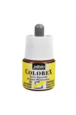 Pebeo Colorex Brilliant Watercolor Ink : Lemon Yellow 45ml