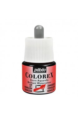 Pebeo Colorex Brilliant Watercolor Ink : Vermillion 45ml