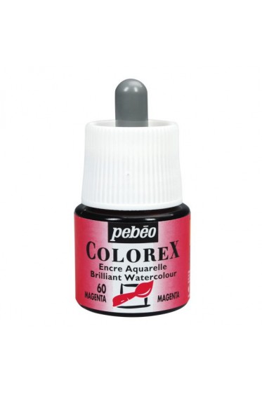 Pebeo Colorex Brilliant Watercolor Ink : Magenta 45ml