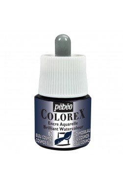 Pebeo Colorex Brilliant Watercolor Ink : Cosmos Blue 45ml