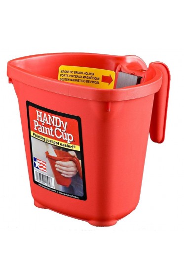Brush Holder & Washer: Handy Paint Cup