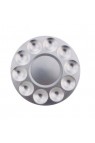 Painting Pallete for Gouache & Watercolor: Berkely Mixing Plate Aluminum 10holes
