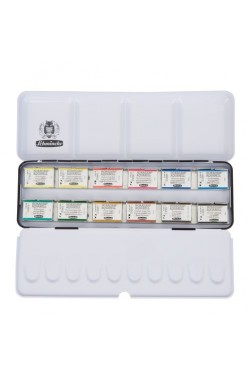 Schmincke Horadam Aquarell:  Metal Set 12 Large Pan