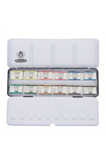 Schmincke Horadam Aquarell: Metal Set  12 Full Pan