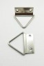 Canvas & Frame Double Hole D-Ring Hanger Hook Triangle 2pcs.