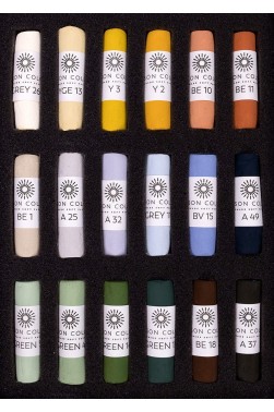 Unison Colour Handmade Soft Pastel: Landscape 18 Set