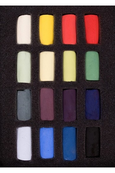 Unison Colour Handmade Soft Pastel: Starter 16 Half-Stick Set