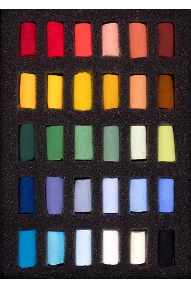 Unison Colour Handmade Soft Pastel: Starter 30 Half-Stick Set