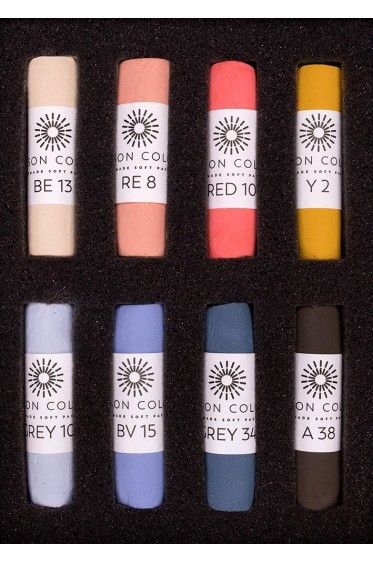 Unison Colour Handmade Soft Pastel: Portrait 8 Set