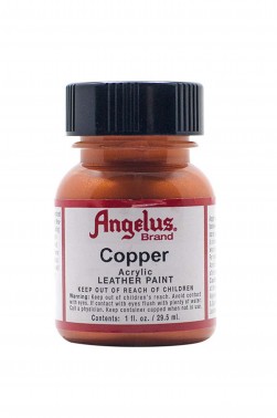 Angelus Acrylic Leather Paint: Copper 1oz