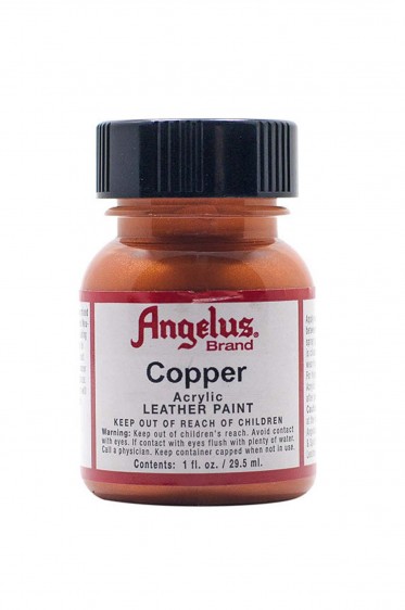 Angelus Acrylic Leather Paint: Copper 1oz