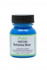 Angelus Acrylic Leather Paint: Neon Bahama Blue 1oz