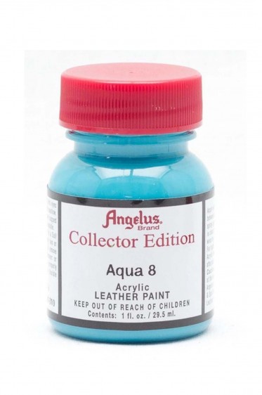 Angelus Acrylic Leather Paint: Collector Edition Aqua 8 1oz