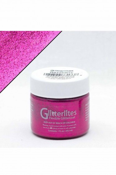 Angelus Glitterlites: Razzberry 1oz