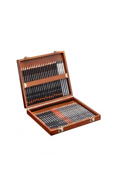 Derwent Sketching Pencil 48 Colors in Wooden Box