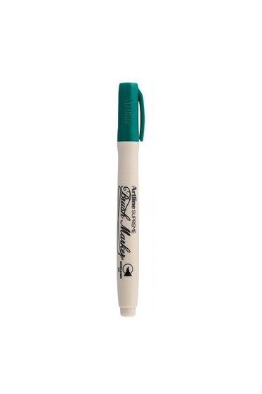 Artline Brush Marker: Turquoise