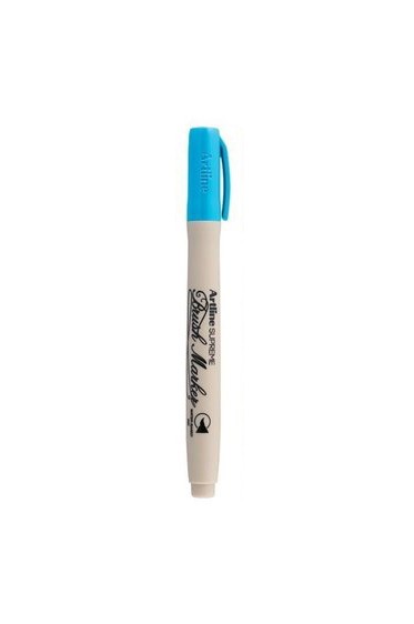 Artline Brush Marker: Sky Blue
