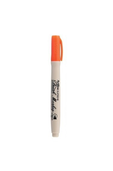 Artline Brush Marker: Orange