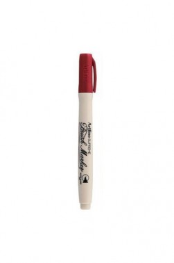 Artline Brush Marker: Dark Red