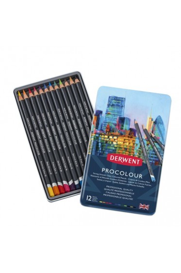 Derwent  Procolor Colored Pencil 12 Colors Set