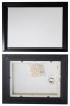 Abstrak: Stretched 16 x 20 inches Canvas with Black Frame