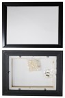Abstrak: Stretched 9 x 12 inches Canvas with Black Frame