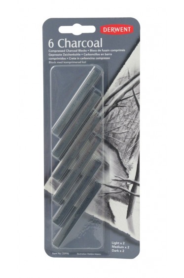 Derwent Charcoal: Derwent Compressed Charcoal Blocks