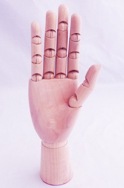 Wooden Mannequin & Models: Wooden Female Right Hand Manikin