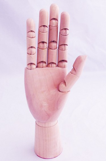 Wooden Mannequin & Models: Wooden Female Right Hand Manikin