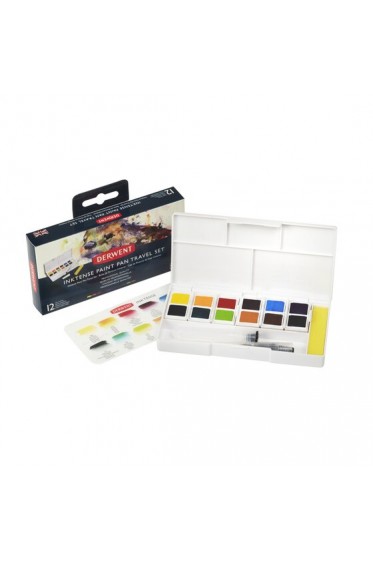 Derwent Inktense: Derwent Inktense Paint Pan Travel Set