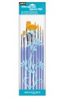 Pebeo Pop Art Brush: 952313 Acrylic & Deco Artist Set 8pcs