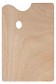 Stationery Finished Rectangular Wood Palette 40cmx50cm