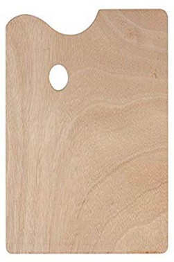 Stationery Finished Rectangular Wood Palette 40cmx50cm