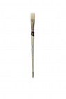 Weber Permalba Brush: White Bristle Flat 10