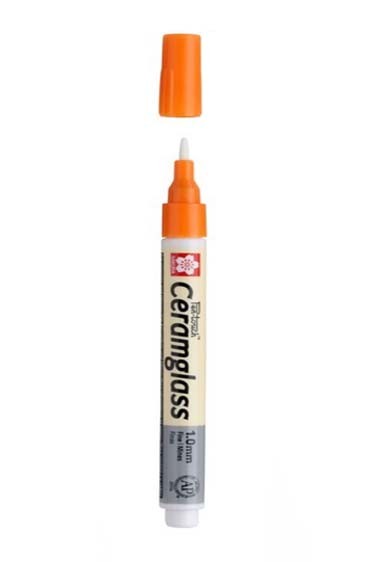 Sakura Pen-Touch Ceramglass: Orange 1.0 mm