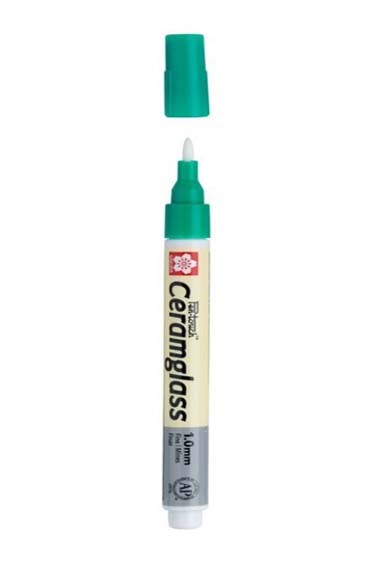 Sakura Pen-Touch Ceramglass: Green 1.0 mm
