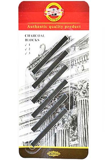 Koh-I-Noor Charcoal Blocks 6 Shades