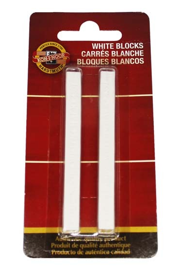 Koh-I-Noor 2B White Chalk Blocks