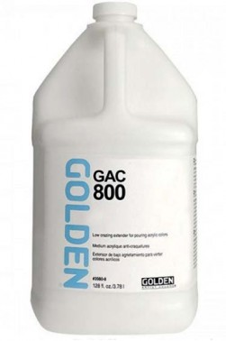 Golden Acrylic Medium: Polymer GAC 800 1 Gallon