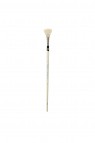 Weber Permalba Brush: White Bristle Fan 6