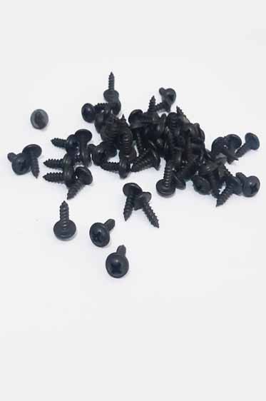 TOPS Black Screw with Head 10pcs