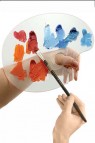 Painting Palette  for Oil & Acrylic: Creative Mark Quinn Clear Acrylic Palette
