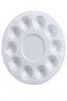 Painting Pallete for Gouache & Watercolor: Diamant Plastic Paint Palette Round