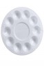 Painting Pallete for Gouache & Watercolor: Diamant Plastic Paint Palette Round