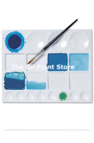Painting Pallete for Gouache & Watercolor: San Francisco Slant Palette
